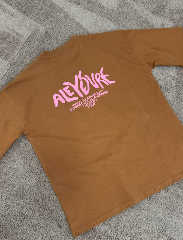 Aleyesure Bubble Tobacco - Oversize Tee Support Local Business