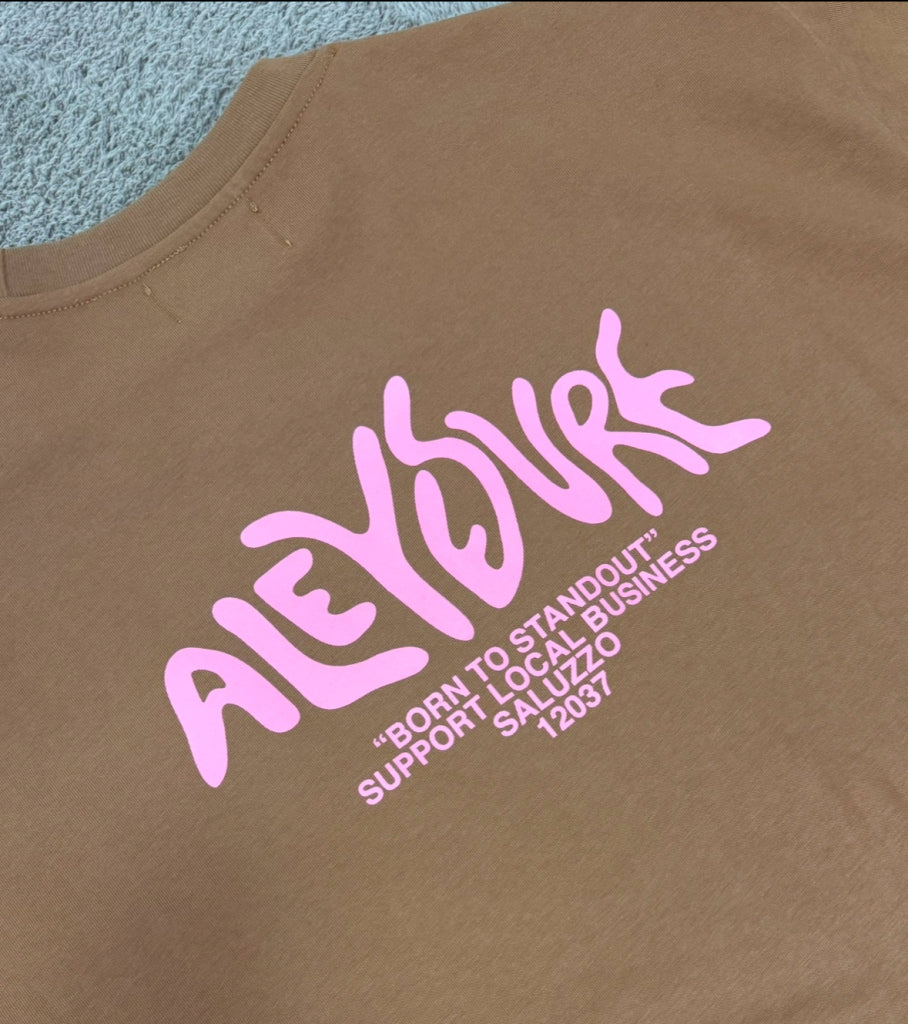 Aleyesure Bubble Tobacco - Oversize Tee Support Local Business