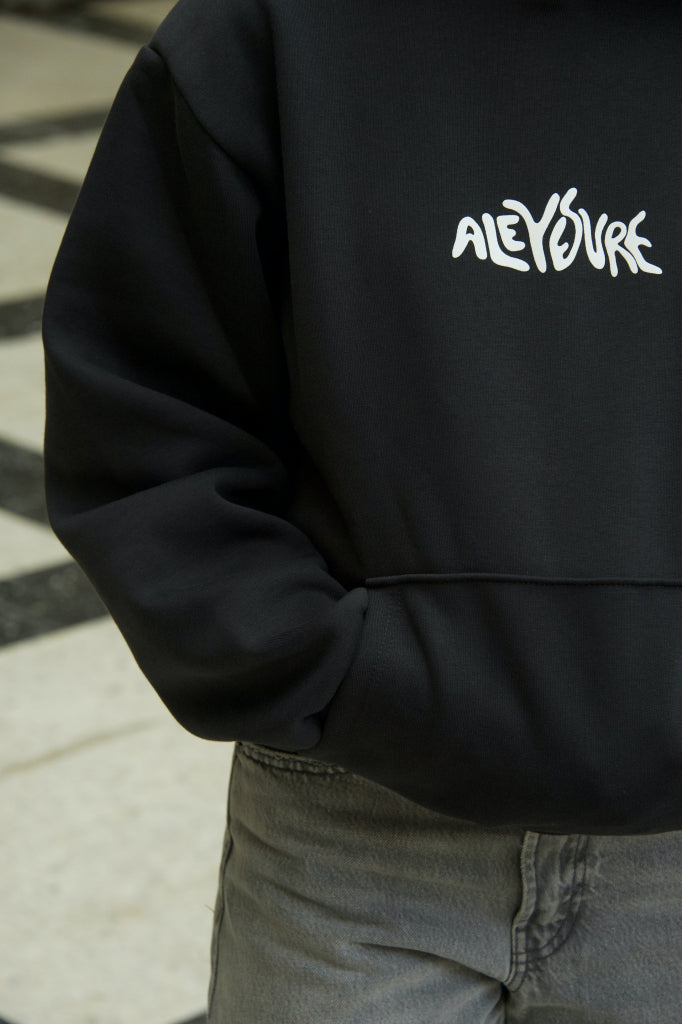 Aleyesure Piombo - Oversize Hoodie Support Local Business