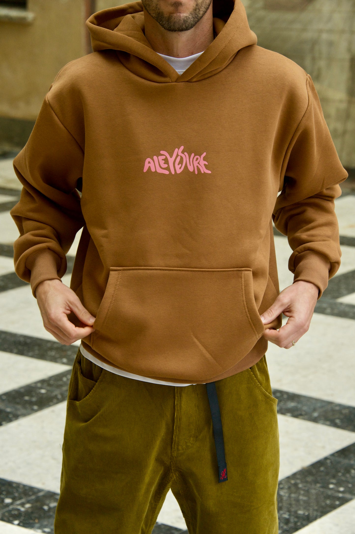 Aleyesure Tobacco Bubble - Oversize Hoodie Support Local Business