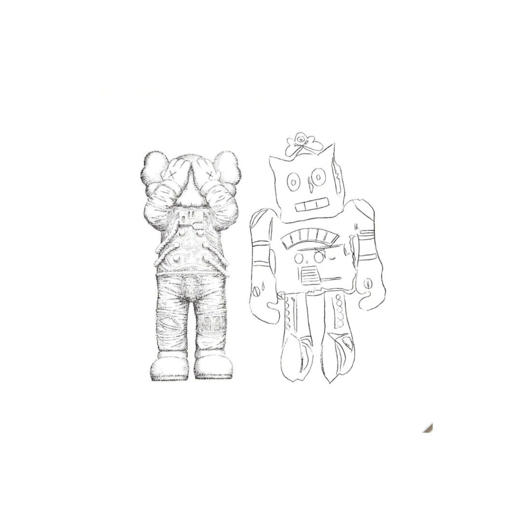 Kaws Borsa Multifunzione Stampa UT KAWS + Warhol