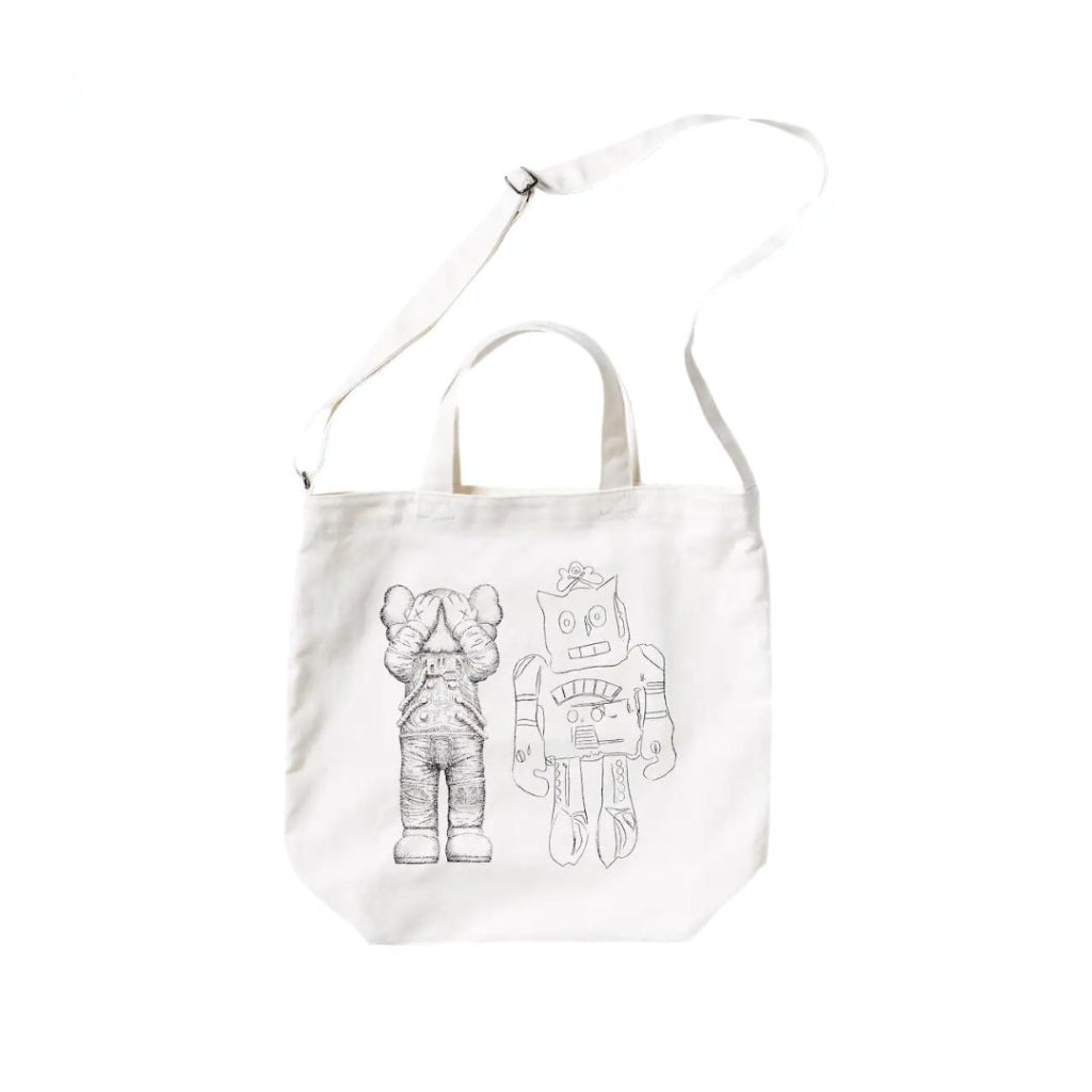 Kaws Borsa Multifunzione Stampa UT KAWS + Warhol