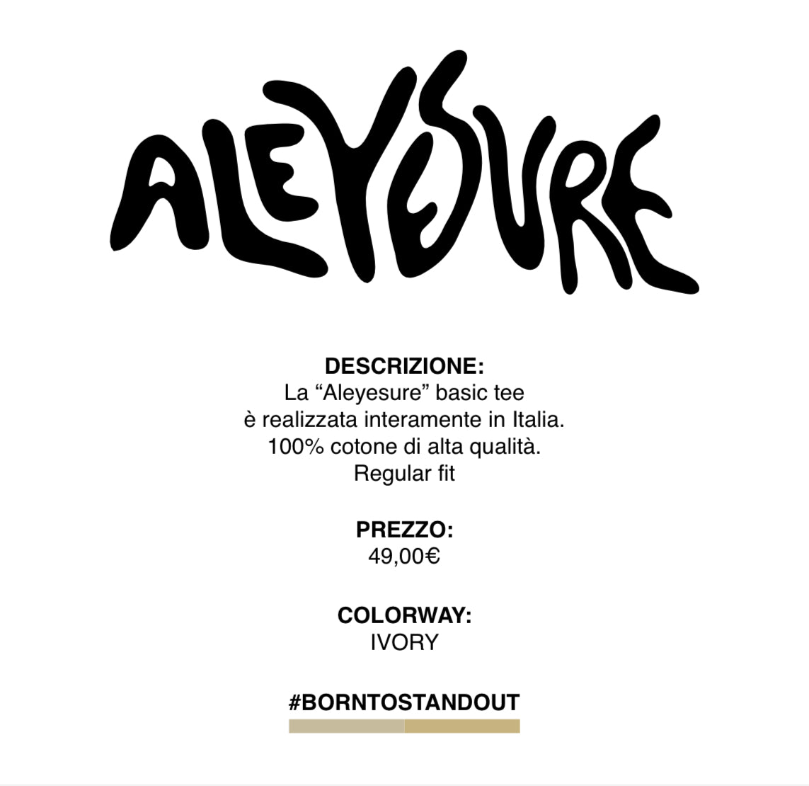 Aleyesure Avory - Basic Logo Tee