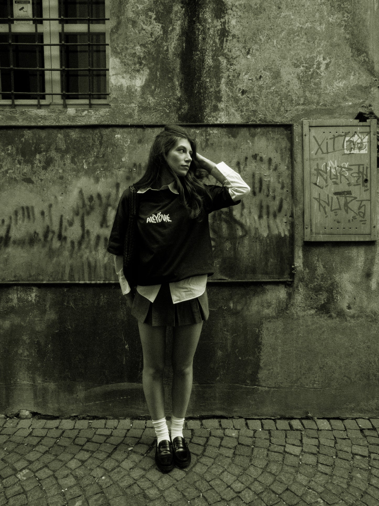 Aleyesure Piombo - Oversize Tee Support Local Business