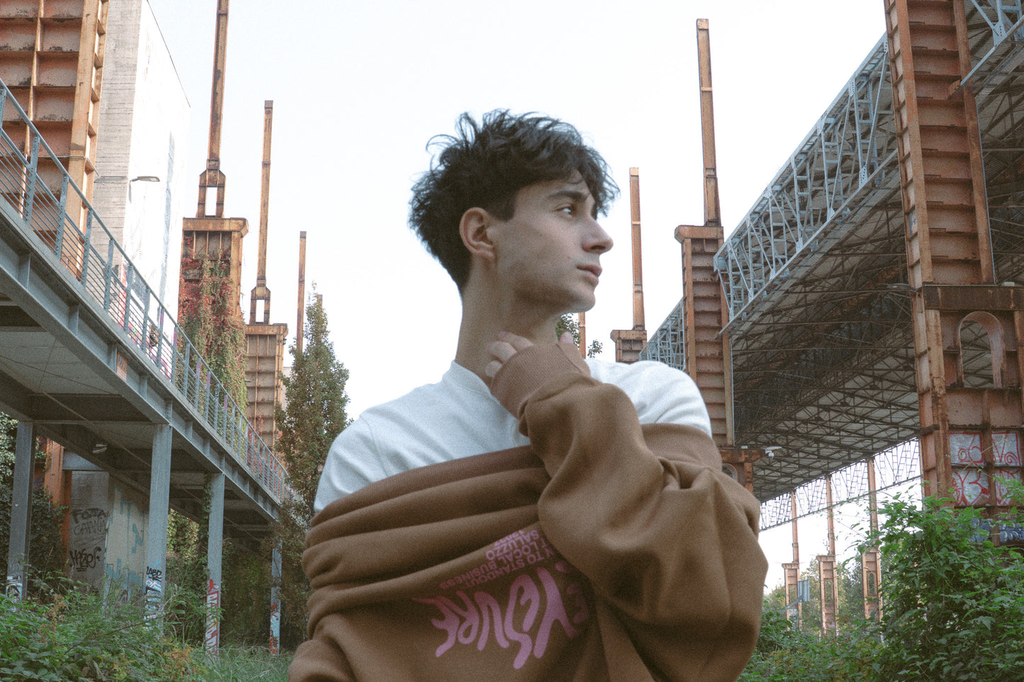 Aleyesure Tobacco Bubble - Oversize Hoodie Support Local Business