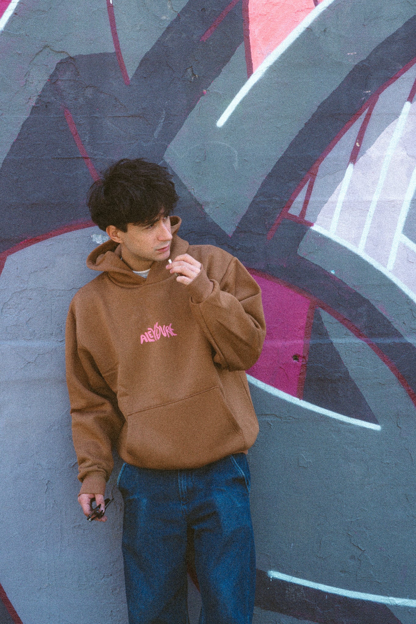 Aleyesure Tobacco Bubble - Oversize Hoodie Support Local Business