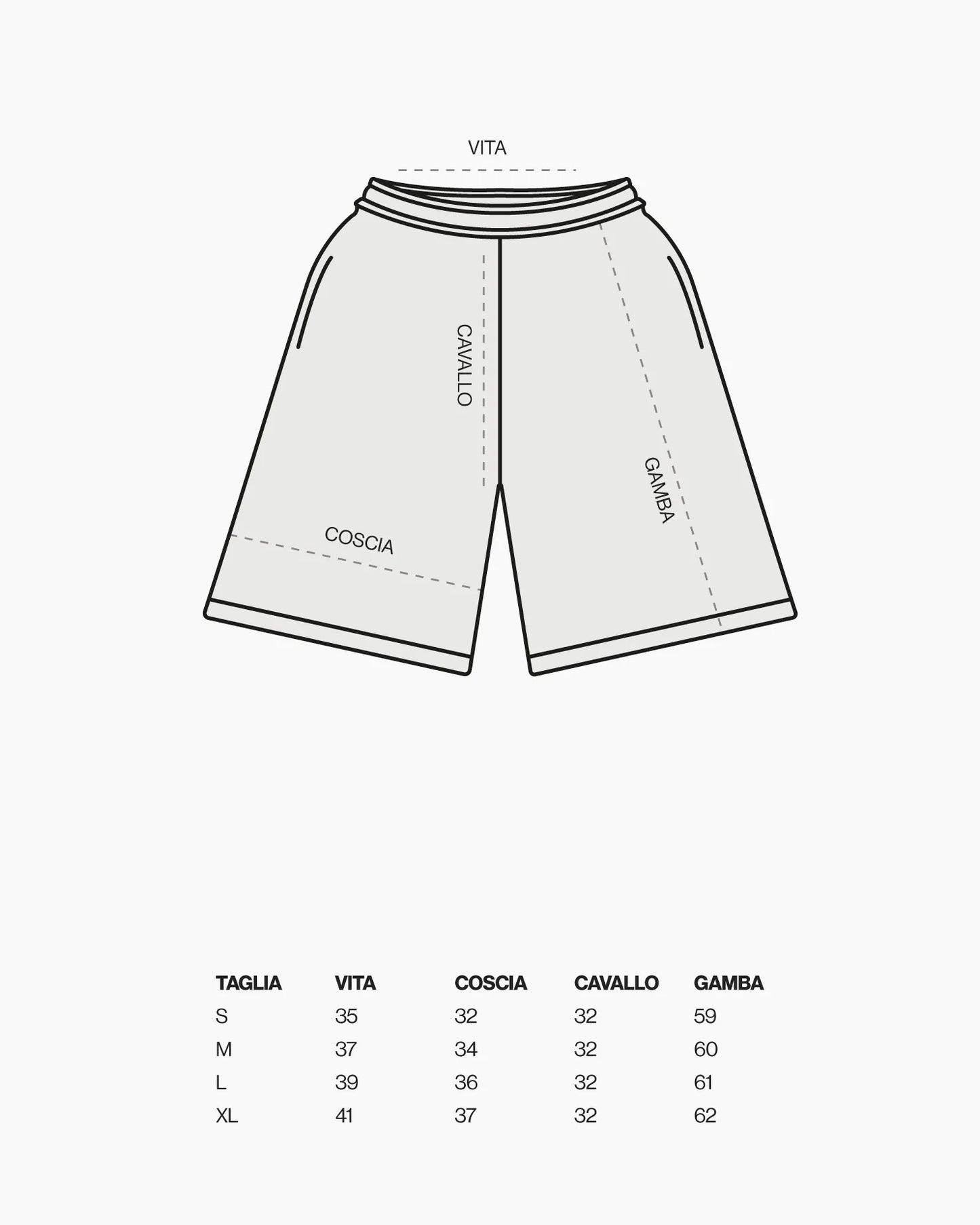 Baggy Short Aleyesure Beige