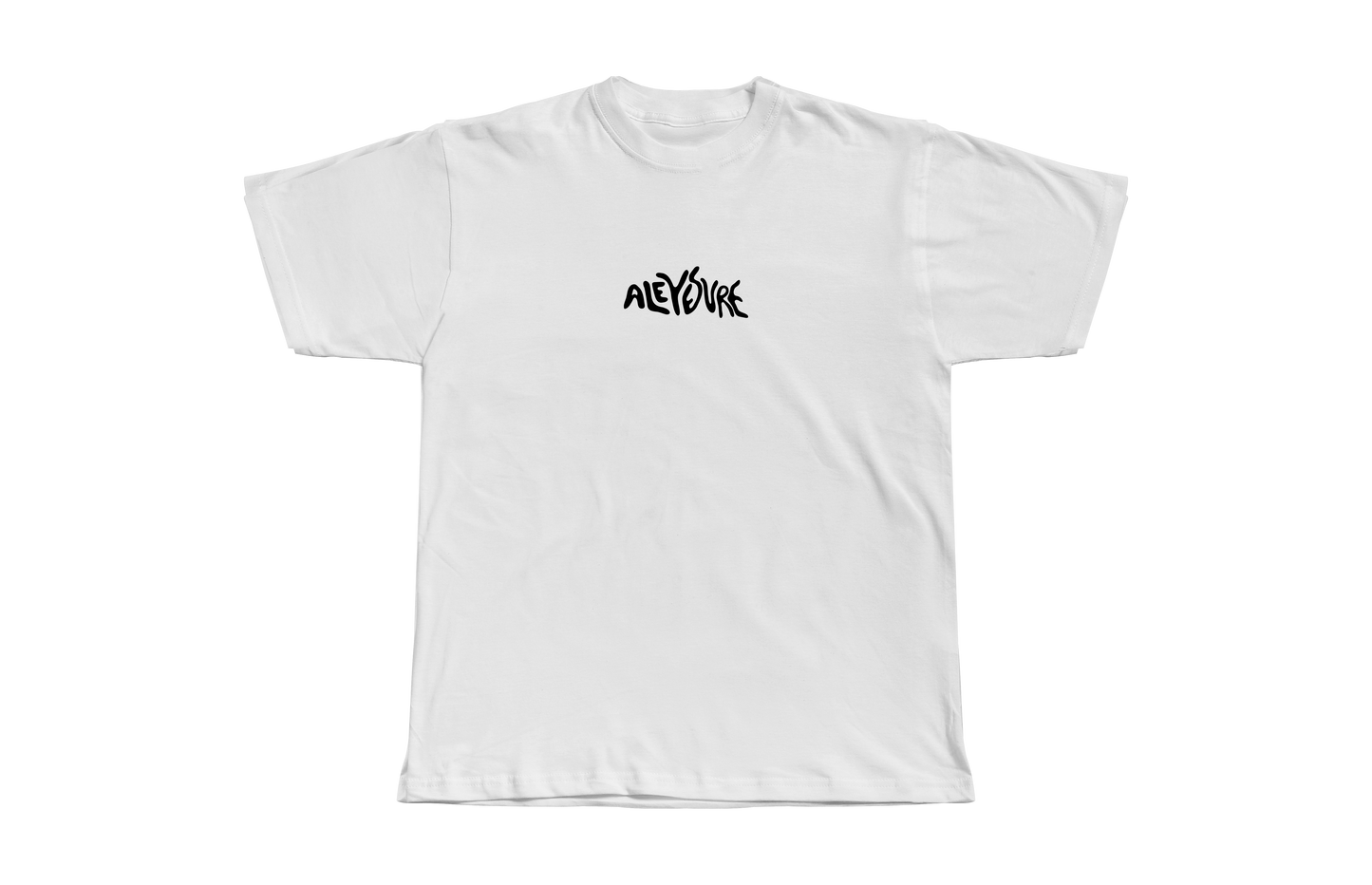Aleyesure White - Oversize Tee Support Local Business