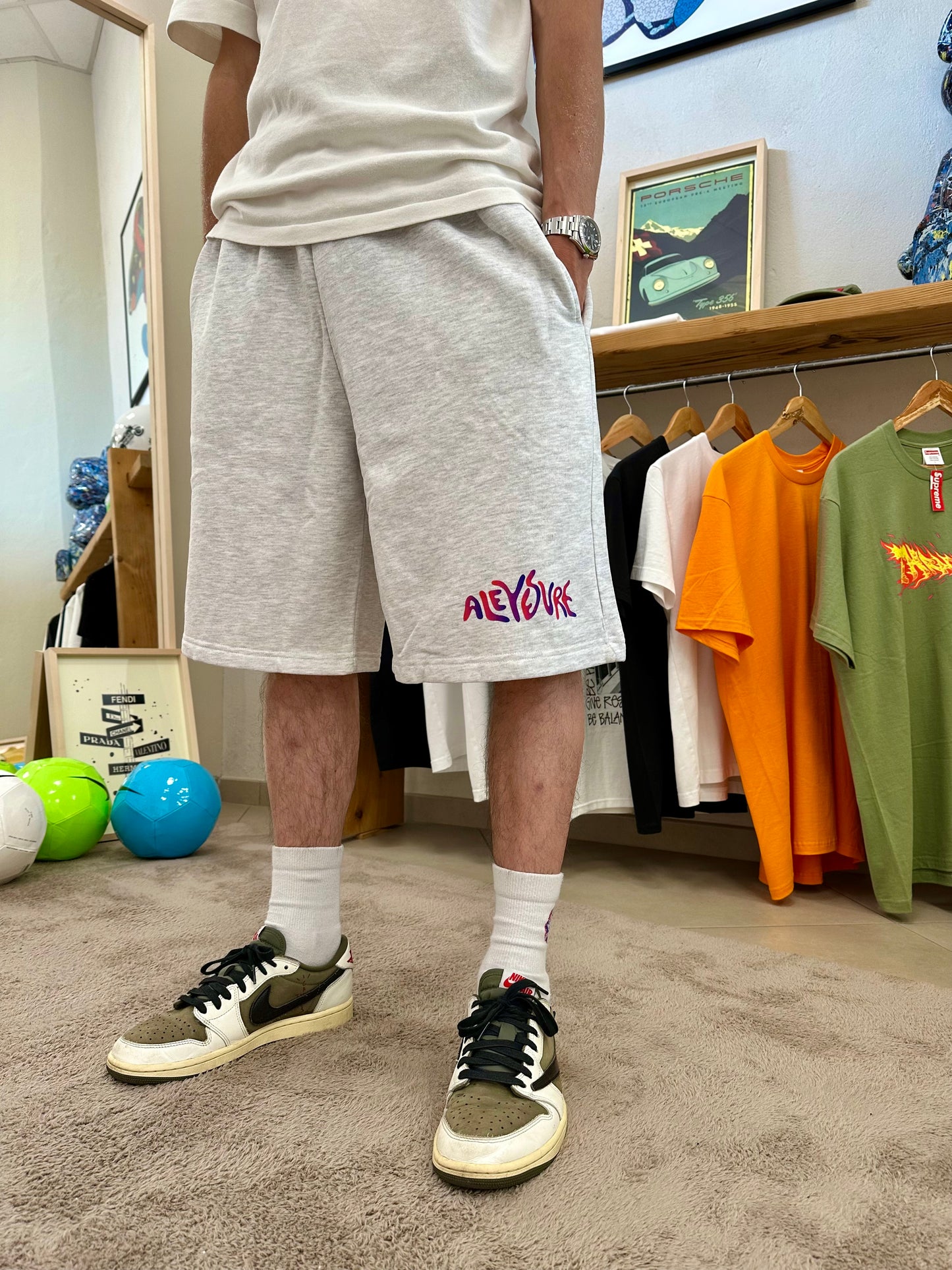 Baggy Short Aleyesure Grey