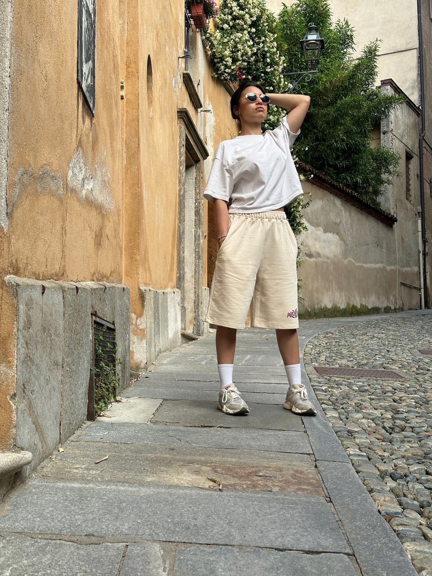 Baggy Short Aleyesure Beige