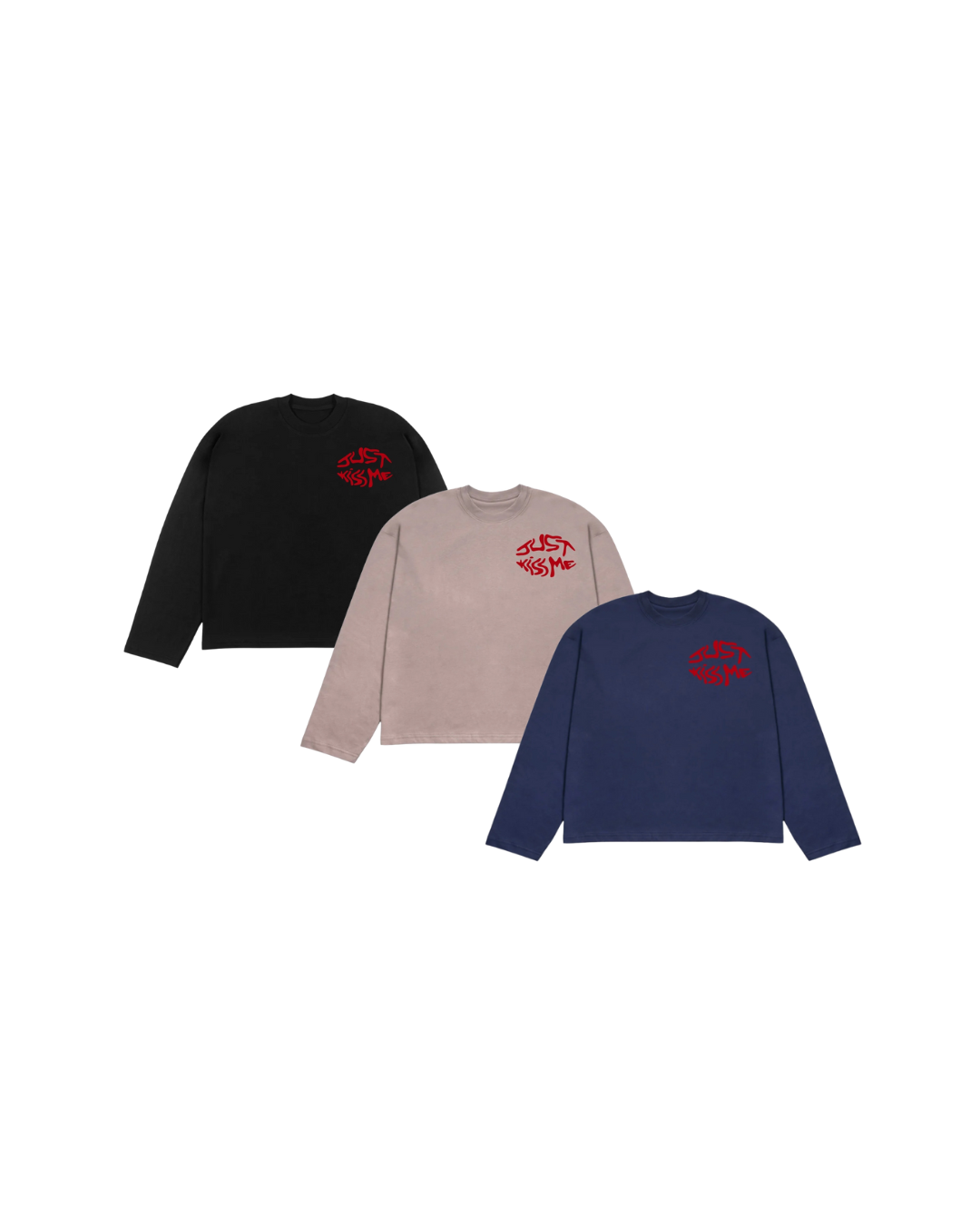 Aleyesure Boxy Long Sleeve Blue Navy