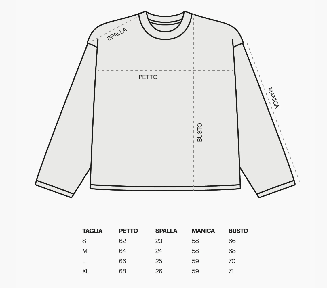 Aleyesure Boxy Long Sleeve Blue Navy