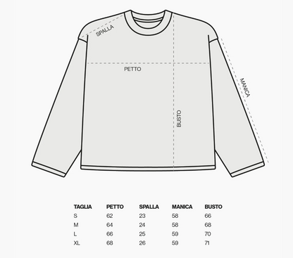 Aleyesure Boxy Long Sleeve Blue Navy